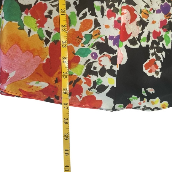 Lauren Ralph Lauren Colorful Paisley Short Sleeve Dress Flowy Artsy Size 6 EUC - Picture 13 of 13